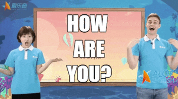 how are you alo7 english GIF by ALO7.com