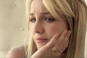 Sad Britney Spears GIF