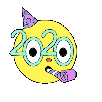 New Year Party Sticker by Sean Solomon