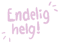 PaperBoe helg endelig endelighelg christinahj Sticker