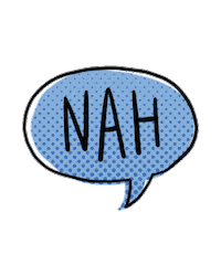 Disagree No Way Sticker by Marcel Katz / The Art Plug