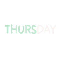 Day Thursday Sticker