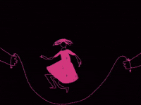 Skip Skipping GIF by Barbara Pozzi