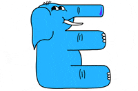 Alphabet E GIF