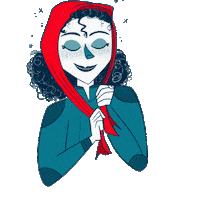 giusyrusso21 art girl cool illustration Sticker