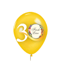 30 Years Balloon Sticker by Fresh Line