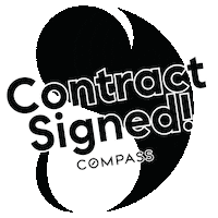 TheSevierTeam compass contract signed danielle sevier the sevier team Sticker
