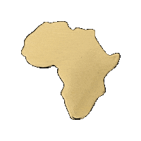 pinnedpins pride gold africa map Sticker