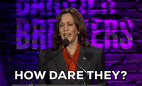 How Dare They Kamala Harris GIF by GIPHY News