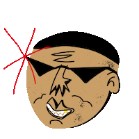 Gold Latino Sticker