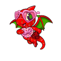 Valentine Dragon Sticker by Neopets