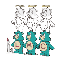 Bear Ghost Sticker by LMC_lostmanagementcities