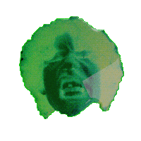 Face Rock Sticker by Nico Daunt