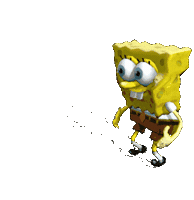 Happy Spongebob Squarepants Sticker