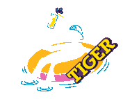 Tiger Sticker by TIGERPOWER.PL