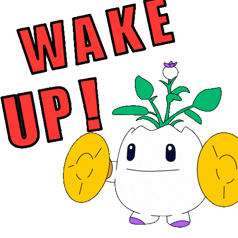 Sleepy Good Morning Sticker by Magic Eden