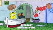 season 9 squid defense GIF by SpongeBob SquarePants