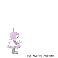 RoyalRiverMusik love heart girl pink Sticker