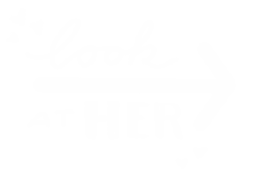 ChianasArt arrow hearts look at her pointing arrow Sticker