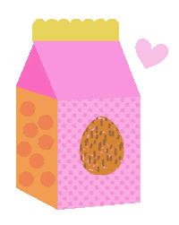 Vegan Milk Sticker by karenthaco