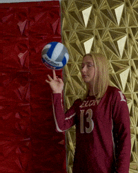 Elon Volleyball GIF by Elon Phoenix