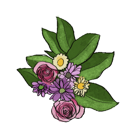 Showtime Flower Sticker by The Chi