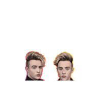 Jedward Sticker by Essentially Pop