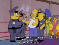 Season 3 Smoking GIF by The Simpsons