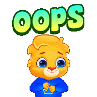 You Blew It Omg Sticker by Lucas and Friends by RV AppStudios