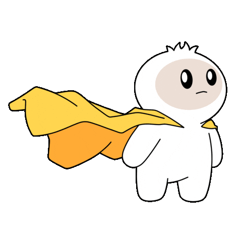 Hero Superhero Sticker by okdstudio