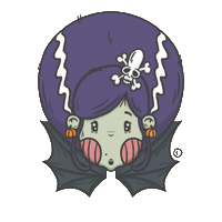 Halloween Skull Sticker