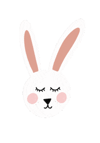 Kids Bunny Sticker