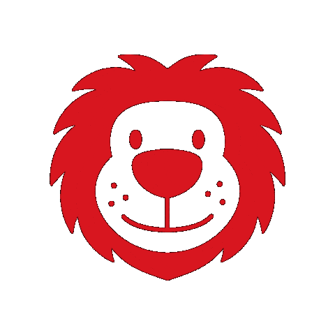 Lion Rot Sticker by SEC-COM