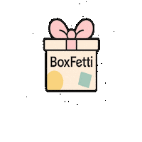 boxfetti fun party christmas celebration Sticker