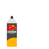 spray azul Sticker