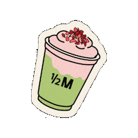 Matcha Sticker by Half Million