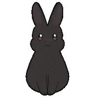 Bunny Blinking Sticker