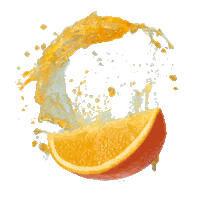 orange juice Sticker by Almdudler
