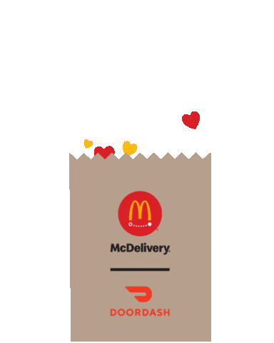 Valentines Doordash Sticker by McDonalds