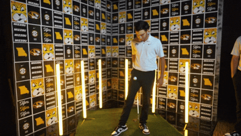 Trick Shot Golf GIF by Mizzou Athletics