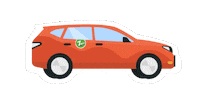 Car Sharing Sticker by Zipcar