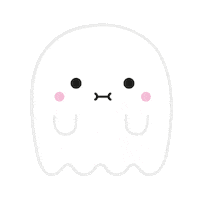 Halloween Ghost Sticker by Noodoll