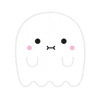 Halloween Ghost Sticker by Noodoll