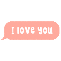 I Love You Sticker