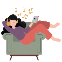 Girl Listen Sticker by Mizzu Cosmetics