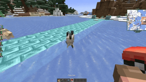 Gif Capturando a un Pokemon