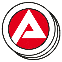 bundesagenturfurarbeit happy logo smiley arbeit Sticker