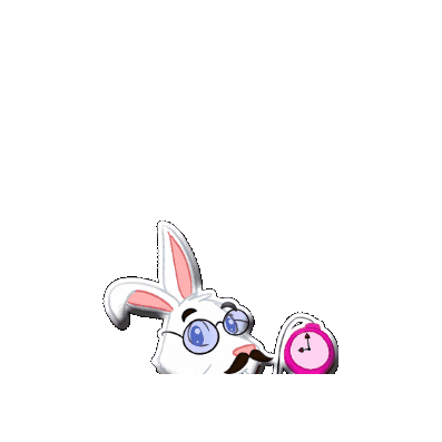 Surprised Alice In Wonderland Sticker by Cool School