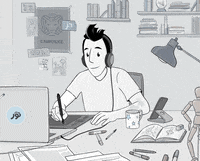 design working GIF