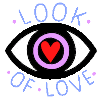 In Love Heart Sticker by Anke Weckmann